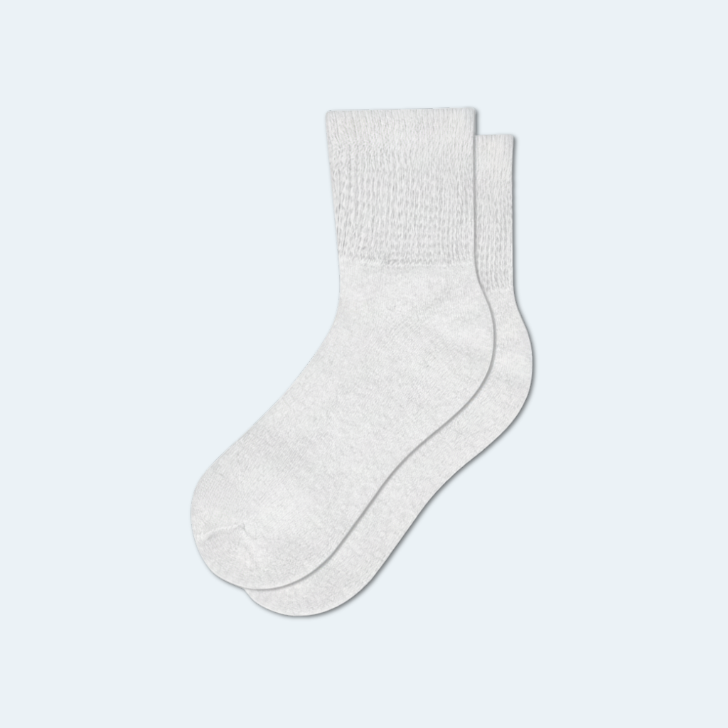 White Diabetic Ankle Socks Multi-Pack