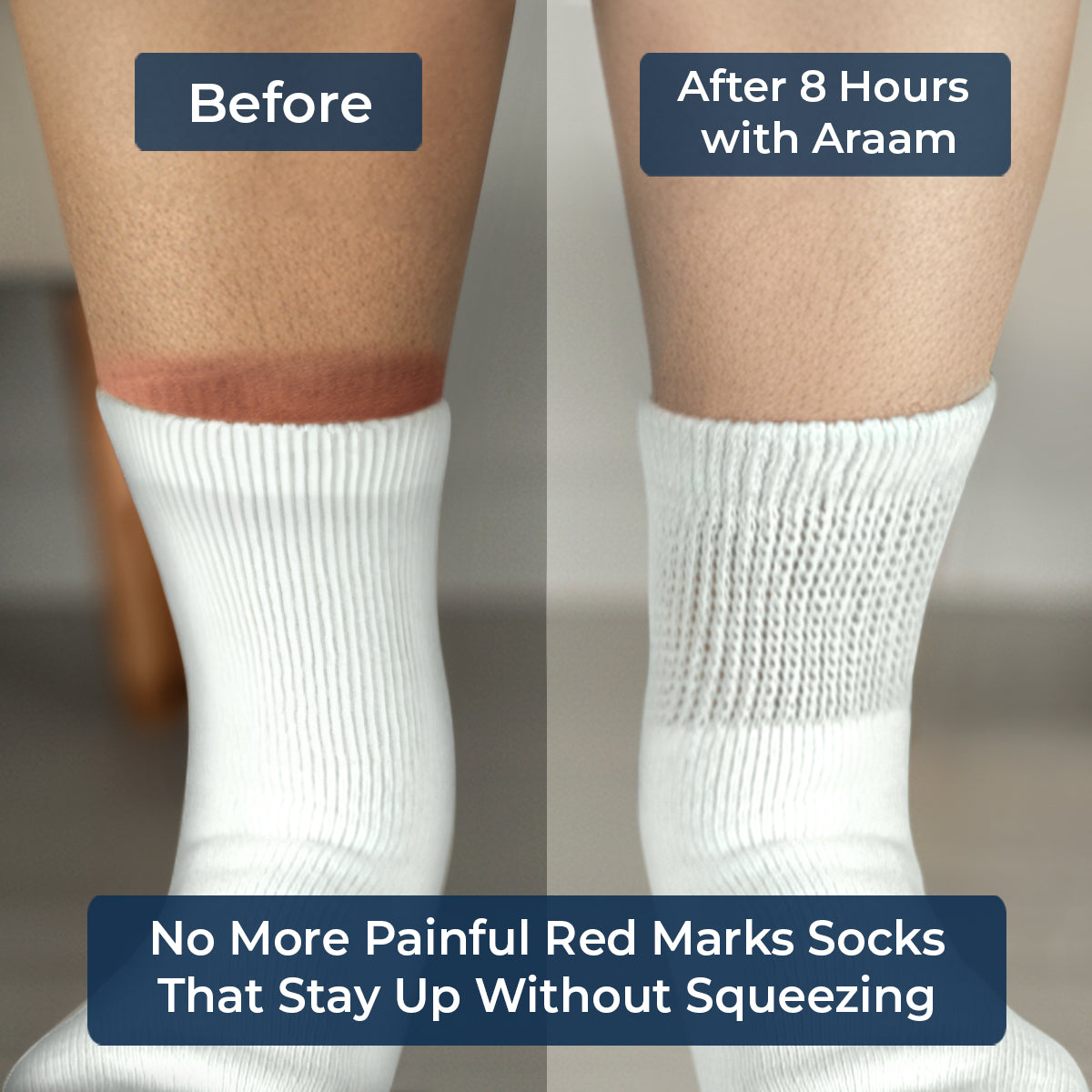 Khaki ComfortFlex™ Ankle Socks