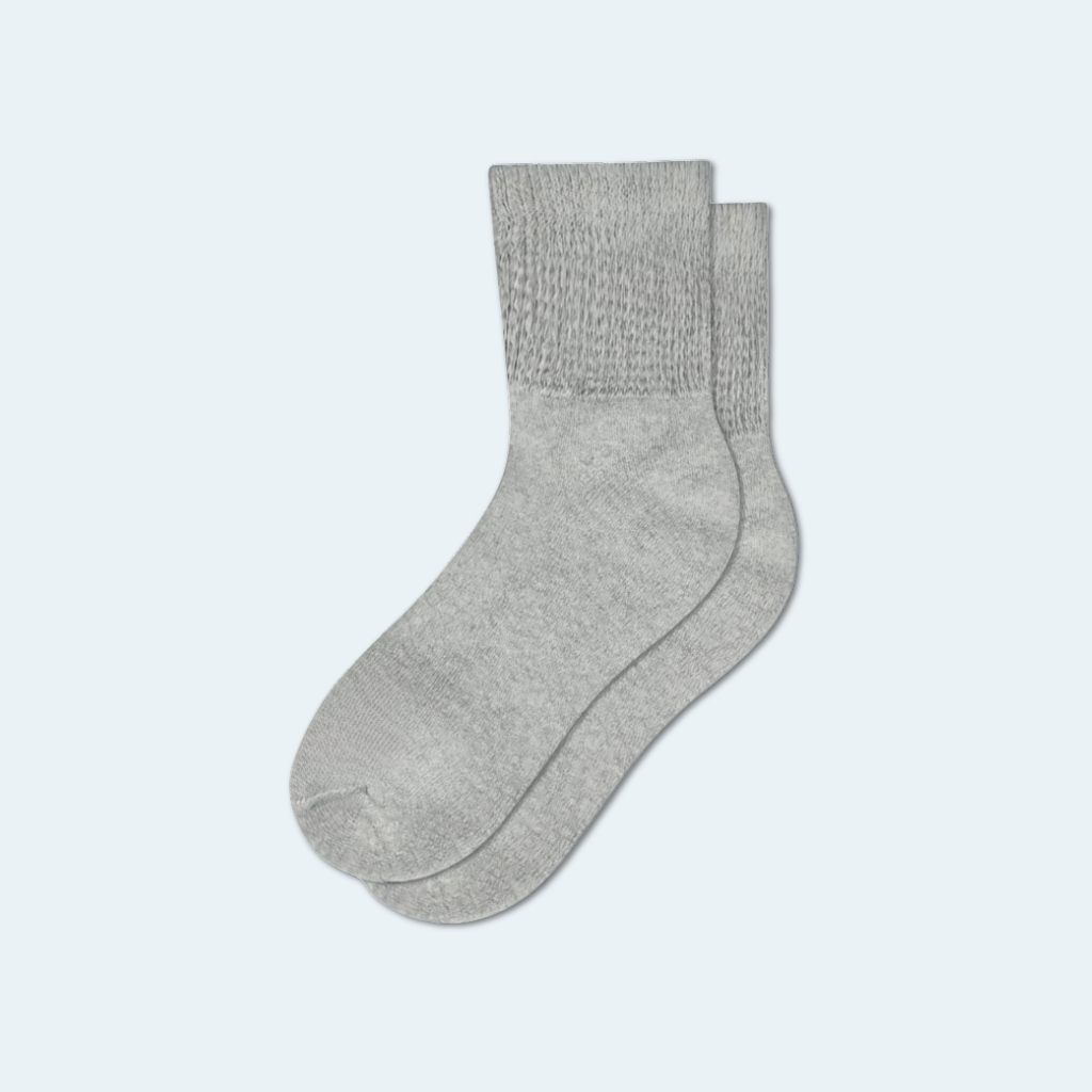 Gray Diabetic Ankle Socks Multi-Pack